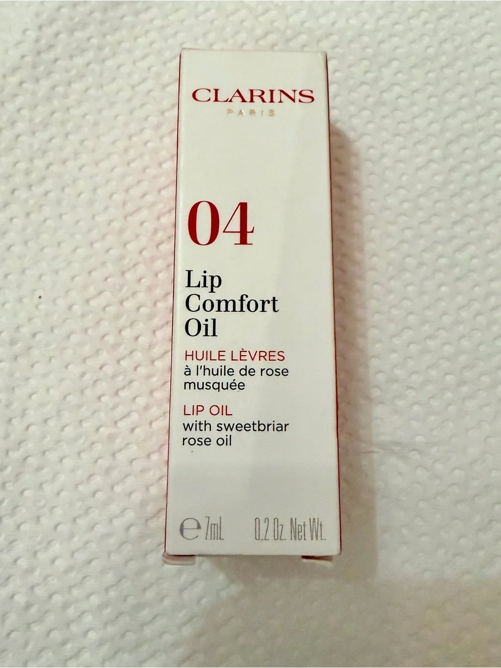 Clarins PITAYA ( dragonfruit ) Lip Comfort Oil with Sweetbriar Rose Full Size